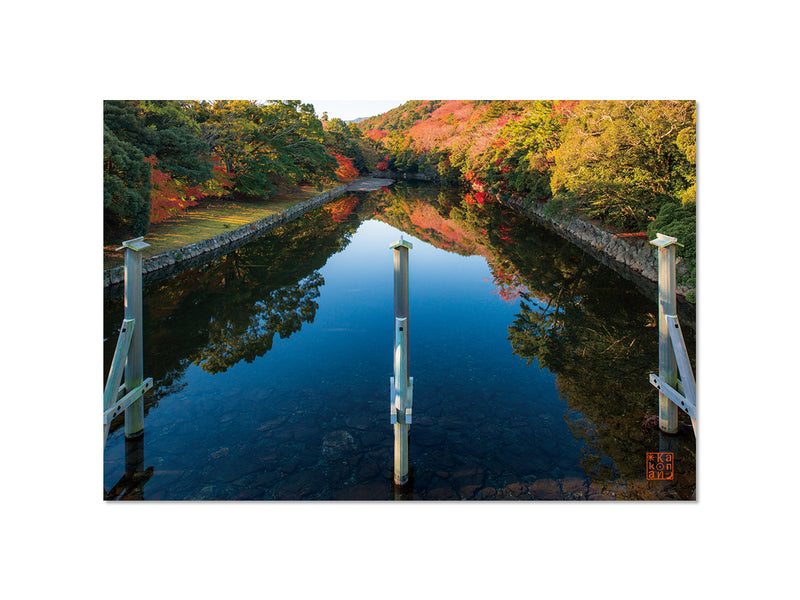 ポストカード 紅葉の五十鈴川 ｜写真家 Kankan